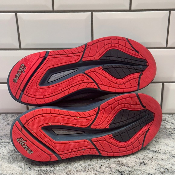 Clove Women Gray Orange Lace Sneakers Nursing Athletic Support‎ Shoes W 9.5 M 8 - Picture 5 of 9